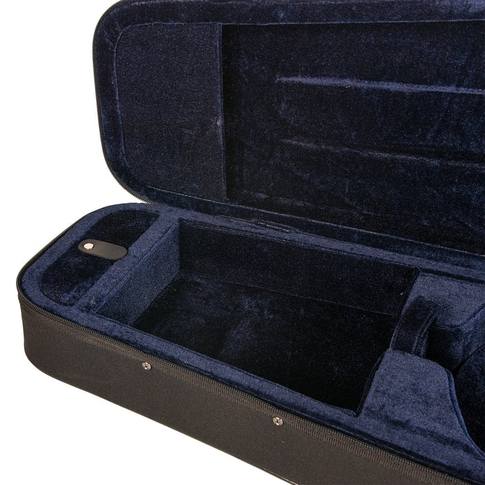 Viola Case - Kreisler 15” Lightweight Shaped Blue/Black