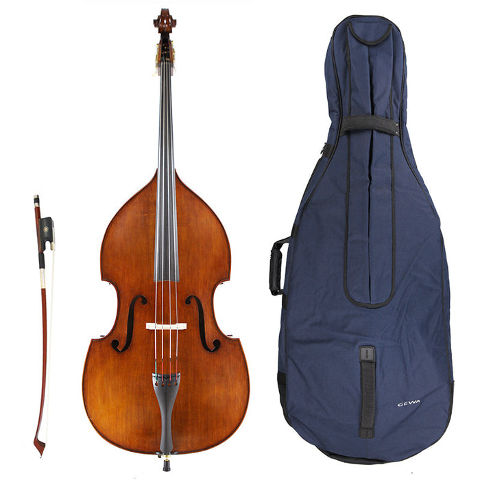 Kreisler #50 Laminated Double Bass Outfit with French Style Bow 1/10