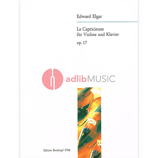 Elgar - La Capricieuse Op17 - Violin/Piano Accompaniment Breitkopf EB3706