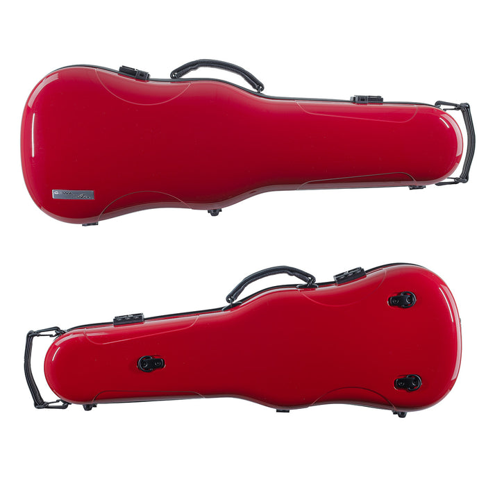 GEWA Air 2.0 Shaped Adjustable Viola Case with Subway Handle Red Gloss 13"-17"