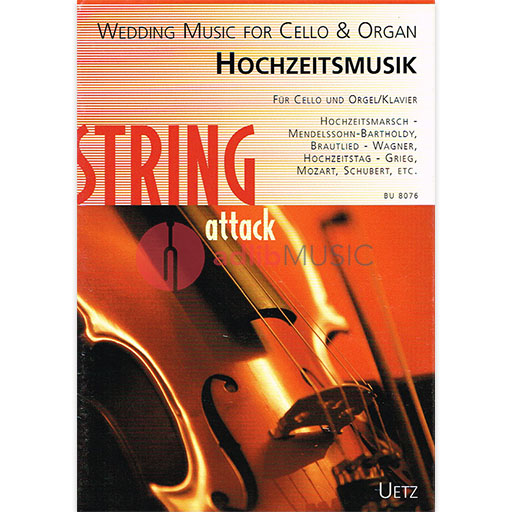 Wedding Music - Cello/Piano Accompaniment arranged by Kalke Uetz BU8076