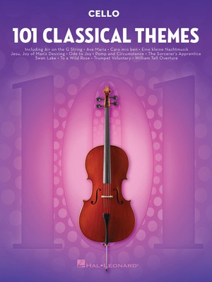 101 Classical Themes - Cello Solo Hal Leonard 155325