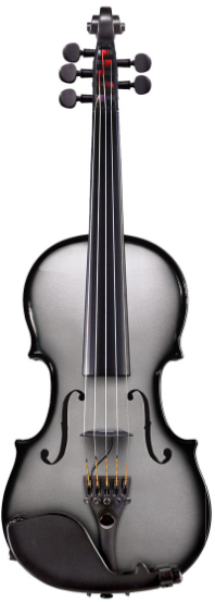 Glasser AEX Carbon Composite Electric Acoustic Violin 4 String Silver