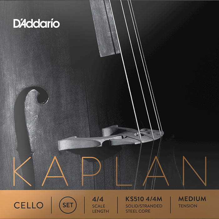 D'Addario Kaplan Cello String Set Medium 4/4