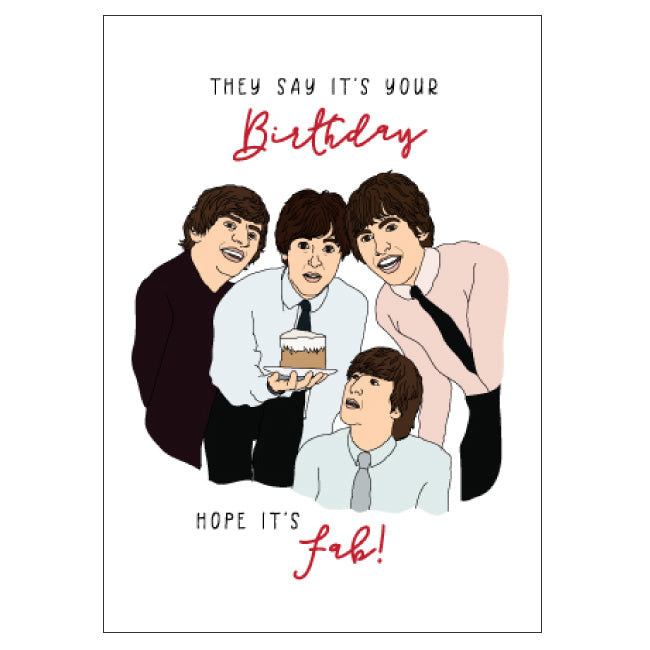 Greeting Card The Beatles