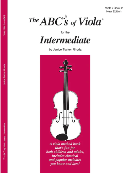 The ABC's of Viola for the Intermediate Book 2 - Viola Book by Tucker Rhoda Fischer ABC9