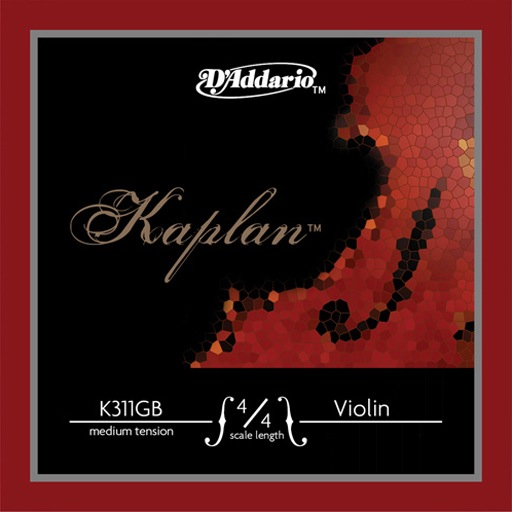 Kaplan Non-Whistling Violin E String Removeable Ball Medium 4/4