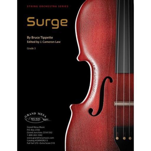 Tippette - Surge - String Orchestra Grade 3 Score/Parts edited by Law Grand Mesa GMMOR213