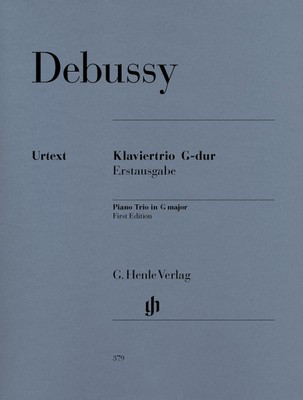 Piano Trio in G major - for Violin, Cello and Piano - Claude Debussy - Piano|Cello|Violin G. Henle Verlag Piano Trio Parts