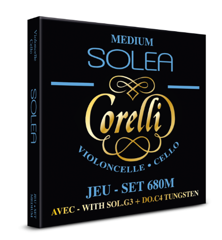 Corelli Solea Cello String Set 4/4 Medium
