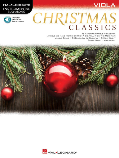 Christmas Classics Instrumental Play-Along - Viola/Audio Access Online Hal Leonard 182632