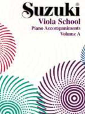 Suzuki Viola School Book/Volume 1-2 (Volume A) - Piano Accompaniment International Edition Summy Birchard 0245S