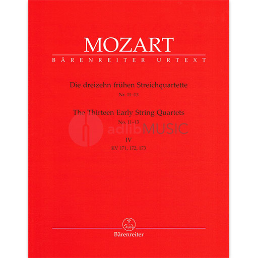 Thirteen Early String Quartets Volume 4 Nos 11-13