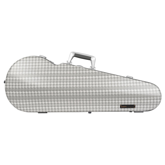 Viola Case - Bam Hightech Contoured, Cabourg, Grey/Silver