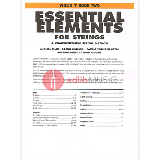 Essential Elements 2000 Book 2 - Violin/Audio Access Hal Leonard 868057
