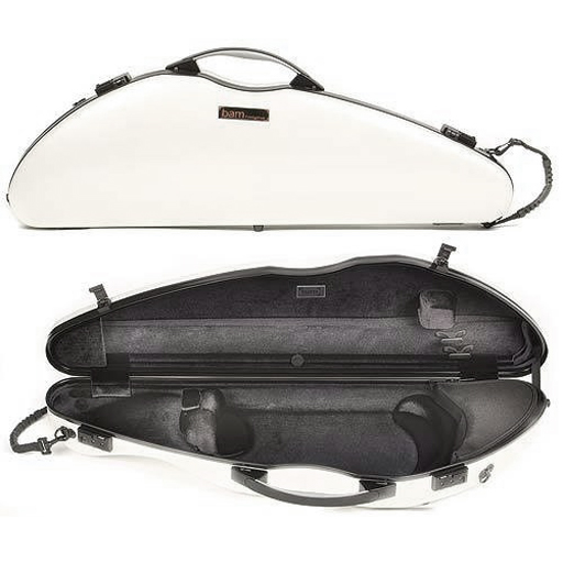 BAM Hightech Slim 1.9 Violin Case Pearl White 4/4