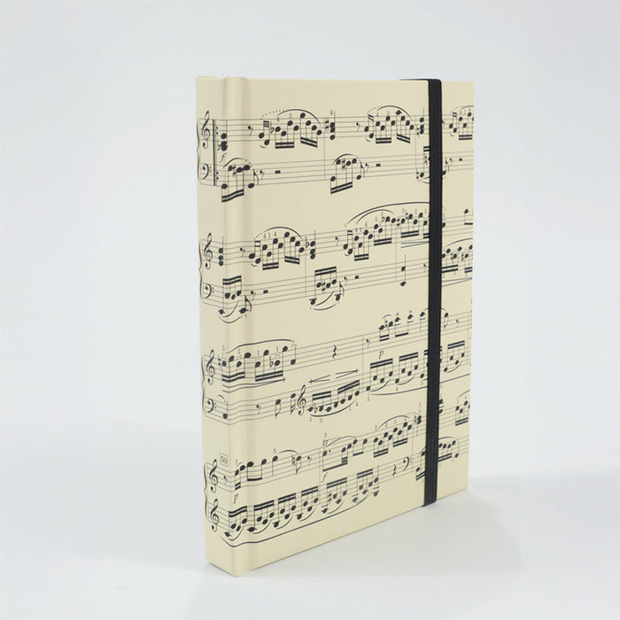 A5 Creme Notebook with Black Manuscript