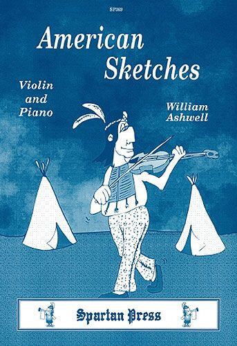 American Sketches - Violin/Piano Accompaniment by Ashwell VLNAME101