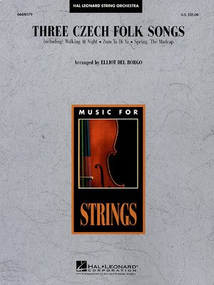 Three Czech Folk Songs - Elliot Del Borgo Hal Leonard Score/Parts