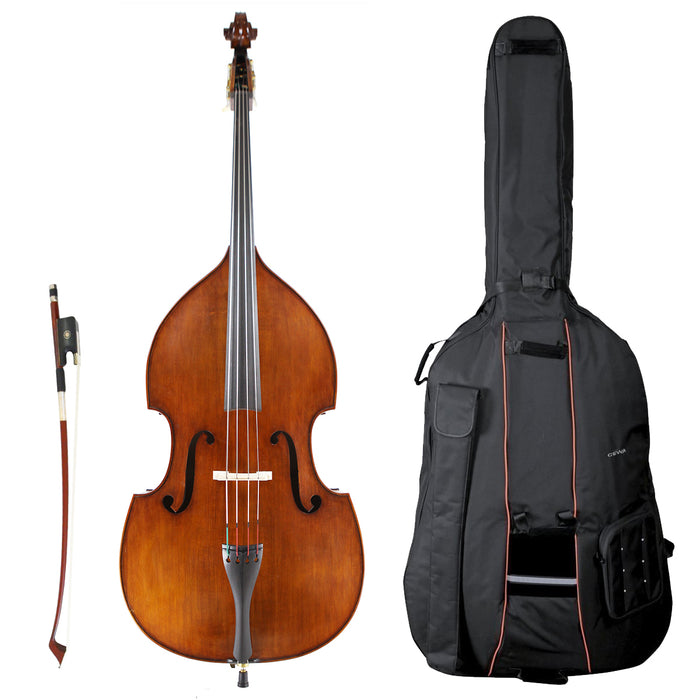 Kreisler #100 Double Bass Outfit with French Style Bow 1/8