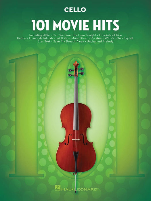101 Movie Hits - Cello Solo Hal Leonard 158096