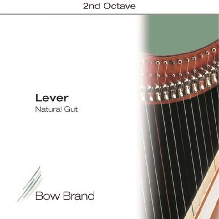 Bow Brand Natural Gut - Lever Harp String, Octave 2 SET