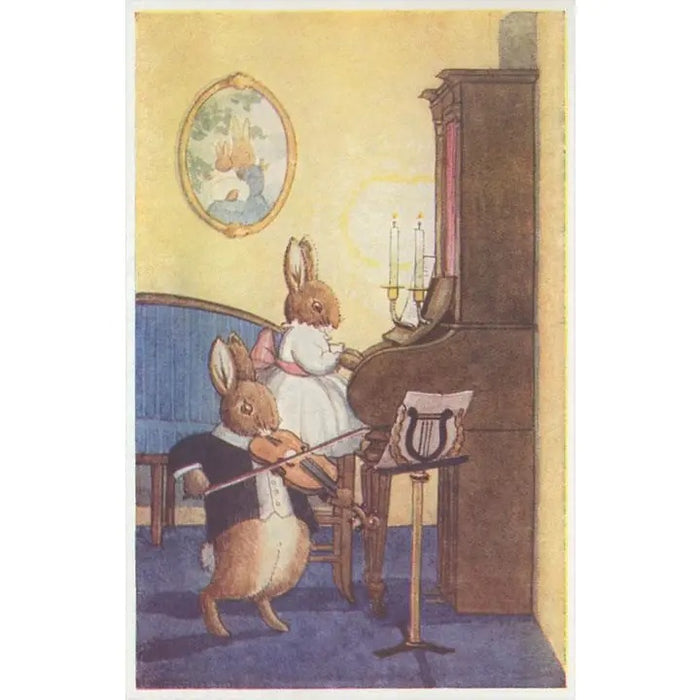 Greeting Card The Rabbit Duet