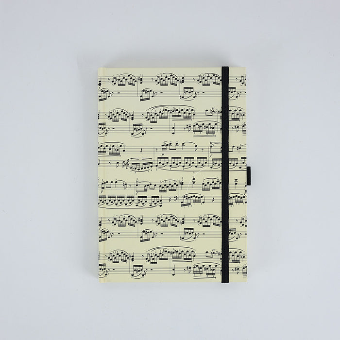 A5 Creme Notebook with Black Manuscript