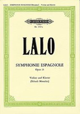 Symphonie Espagnole Op. 21 - Edouard Lalo - Violin Edition Peters